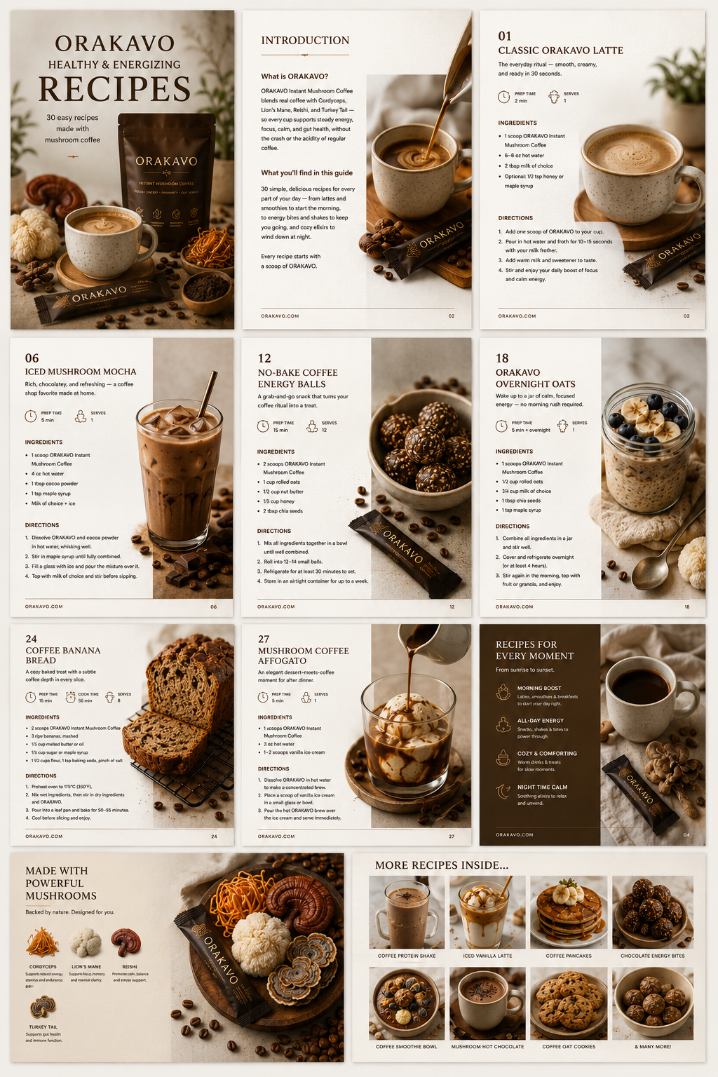 HEALTHY & ENERGIZING RECIPES