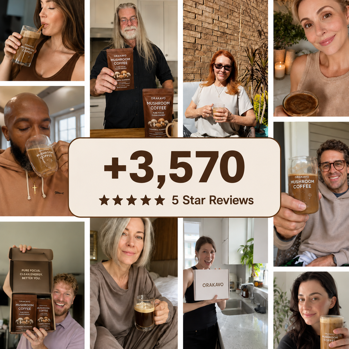 Mushroom Coffee Pure Focus & Clean Energy