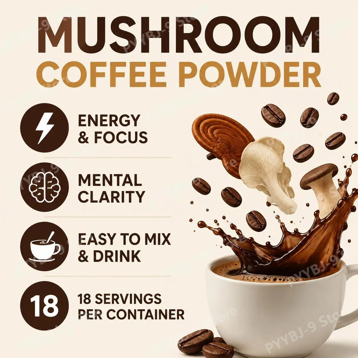 Mushroom Blend Powder Lion's Mane