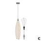 Electric Milk Frother Battery-Powered Handheld Foamer Coffee Cream