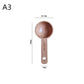 Wooden Measuring Spoon Beech Walnut Material 7.5-45ML Non-Toxic Portable Kitchen Tool for Daily Cooking Baking DIY Dessert